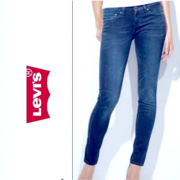 Levi’s slight curve mid rise skinny jeans size 27 - Picture 1 of 8
